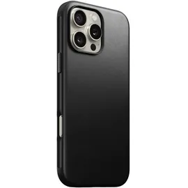 Nomad iPhone 16 Pro Max Leder Case schwarz
