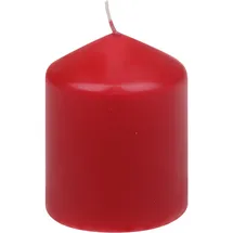 Stumpenkerzen Altrot 100 x 77 mm 4 St. rot