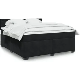 vidaXL Boxspringbett 180 x 200 cm Schwarz