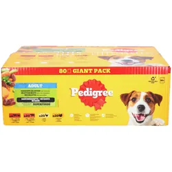 Pedigree Giant Pack - Gemischte Auswahl in Sauce für erwachsene Hunde