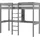 Vipack Hochbett Oliver mit Schreibplatte