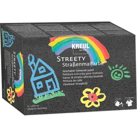 Kreul Streety Straßenmalfarbe 6 St. 200 ml Blau