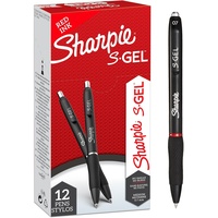 Sharpie S-Gel Ausziehbarer Gelschreiber Rot 12 Stück(e)