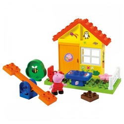 BIG Konstruktions-Spielset BLOXX Peppa Pig - Konstruktionsspielzeug - Gartenhaus bunt