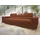 Mirjan24 Sofa Torezio 3 Cord, Einstellbare Kopfstützen, 263x102x70-90 cm braun