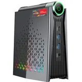 acemagic ACEMAGICIAN S3A Mini PC Gaming,AMD Ryzen 7 8745HX (8C/16T,bis zu 4,9 GHz),16GB DDR5 5600MHz 512GB NVME PCIe4.0 SSD,Radeon 780M, Micro Desktop Computer mit 3-Modi-Anpassung|RGB|WIFI6|Dual Lüfter