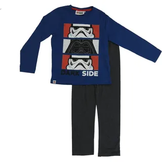 LEGO® kidswear Pyjama (Set) Kinder Schlafanzug lang 2tlg Pyjama Set Trooper Jungen blau 104