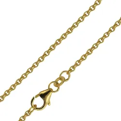 trendor 75186 Halskette für Anhänger 14 Karat Gold 585 Ankermuster, 40 cm