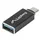 LANBERG AD-UC-UA-02 USB 3.0 Type C USB 3.0 Type A Schwarz