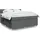 vidaXL Boxspringbett 180 x 200 cm Dunkelgrau