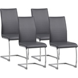 Albatros Freischwinger BURANO, 4er Set Grau - Grau