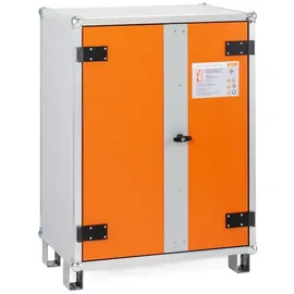 Cemo GmbH Basic Akku-Ladeschrank 80 x 111 x 66 cm orange