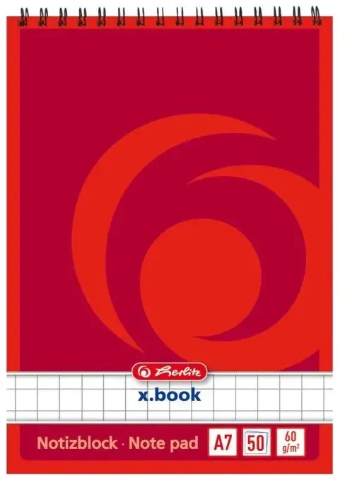 Herlitz 110734 Notizbuch A7 50 Blätter