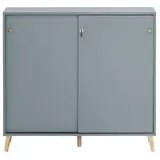 Proregal Jaguar Aktenschrank 100 x 41 x 92,6 cm Blau