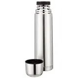 RIESS Kelomat Isolierflasche mit Schraubverschluss rostfrei 1 Liter Höhe 32cm