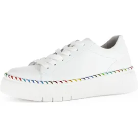 Gabor Plateau Schnürschuhe in Weiß 40 EU - Gr.: