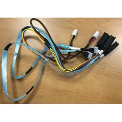 Supermicro 2x miniSAS HD zu 4 SAS+ 2xpower Kabel CBL-SAST-0675 - Kabel - Digital