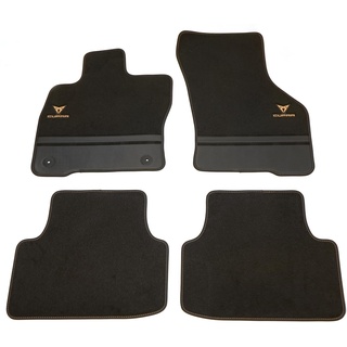 Seat 5FG863011MLOE Fußmatten Premium Textilfußmatten 4X Stoffmatten, mit Cupra Schriftzug/Logo
