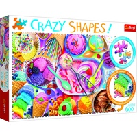Trefl 11119 Süße Träume, Crazy Shapes 600 Teile, Premium Quality, für Erwachsene und Kinder ab 10 Jahren