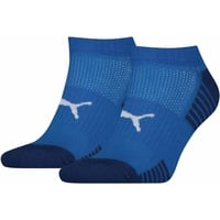 Puma Sport gepolsterte Sneakersocken 2er-Pack Blau 39/42