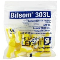 BILSOM 303L-10P Gehörschutzstöpsel Gelb,weiß