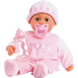 Bayer Design Puppe First Words Baby mit Funktionen 38cm, rosa