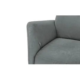 Max Schelling Sessel Elmira Mikrofaser 81 x 118 x 90 cm grau mit Relax-Funktion