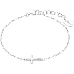 s.Oliver Kids Girls Armband 2035515 Kreuz Silber Zirkonia