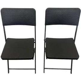 Sedex Mila Klappstuhl 51 x 46 x 86 cm schwarz 2 St.