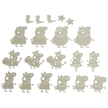 Simba 109262387 Peppa Pig Glow in the Dark Set