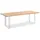 Niehoff Noah Gartentisch 200 x 95 x 76 cm braun