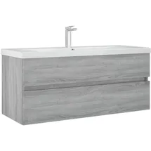 vidaXL Waschbeckenunterschrank 100 x 38,5 x 45 cm Grau