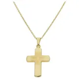 JuwelmaLux Kreuzanhänger JuwelmaLux Anhänger Kreuz 333 Gold poliert, mattiert JL14-02-0402 (1-tlg)