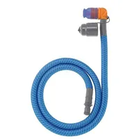 Source Helix Weaved Tube Kit, transparent Blue