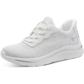 TAMARIS Comfort Damen Sneaker Low 8-83726-45 White/Silver 42