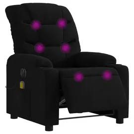 vidaXL Massagesessel Elektrisch Schwarz 93 x 99,5 x 93 cm Schwarz
