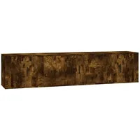 VidaXL 3-tlg. TV-Schrank-Set Räuchereiche Holzwerkstoff