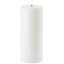 Piffany Uyuni LED Stumpenkerze 10,1 x 25 cm weiß