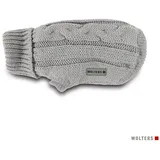 Wolters Hundepullover Strickpullover Zopf grau 25cm Regulär