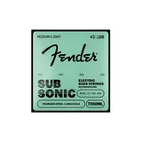Fender Edelstahl 7350 Basssaiten, Edelstahl-Rundwickel, Langmensur, 7350ML .045-.100 Gauges, (4)
