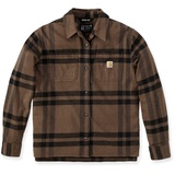 CARHARTT Loose Fit Midweight Flannel Damen Hemd, braun, Größe XS