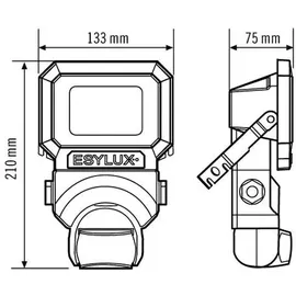 ESYLUX LED Strahler weiß EL10810022