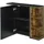 [en.casa] Harstad 80 cm braun/schwarz