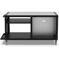 Alfa Forni Kochstation Modul 160 x 80 cm Edelstahl schwarz