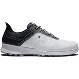 FootJoy Herren Stratos Previous Season Style Golfschuh, Weiß/Charcoal, 41 EU