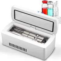 Medizin-Kühlbox Mini 22x10x9cm, Tragbarer Insulin-Kühlschrank mit Temperaturregelung & 10200mAh Akku