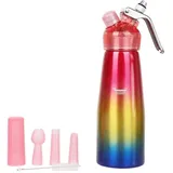 Sahnespender Mit 3 Dekorierdüsen, Auslaufsicher, 500 Ml Fassungsvermögen