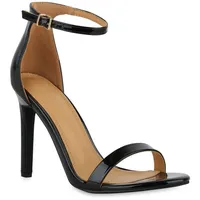 VAN HILL Damen High Heels in Schwarz Lack