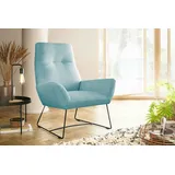 KAWOLA Sessel BISA Cord hellblau