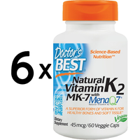 (150 g, 585,01 EUR/1Kg) 6 x (Doctors Best Natural Vitamin K2 MK7 with MenaQ7, 4